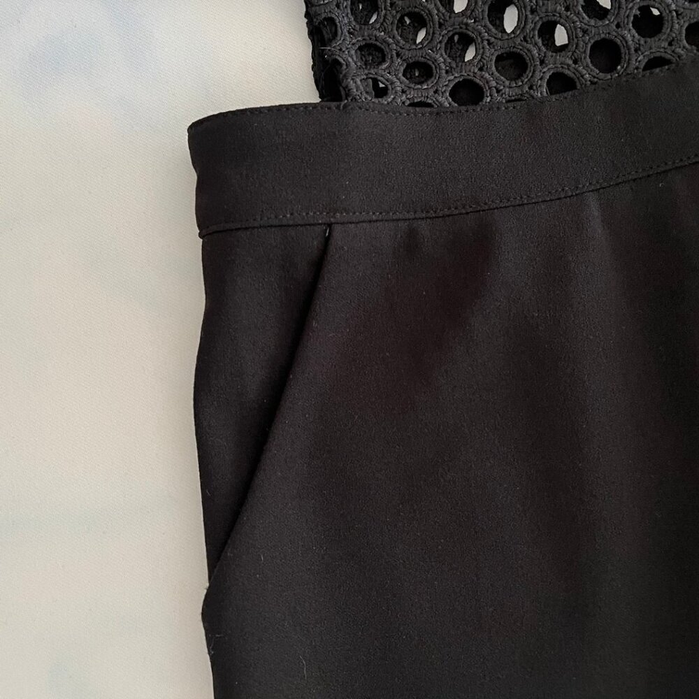 Cherry Koko Black Knit Bandeau Top Tapered Leg Jumpsuit - Picture 4 of 7